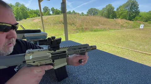 Range Time with my Q Honey Badger and ACOG Scope