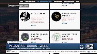 Vegan Restaurant Week runs from Sept 12-18, 2021