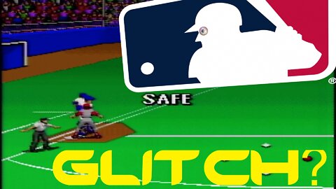 Roger Clemens' MVP Baseball, 1st base Umpire GLITCH (SNES) #ljn