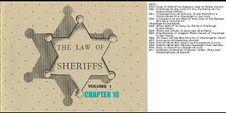 The Law of Sheriffs Chapter 10