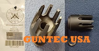 GUNTEC USA, AR-15 CLAW MUZZLE DEVICE. # AR-CLAW 1/2 X 28 Muzzle Attachment. #ASMR