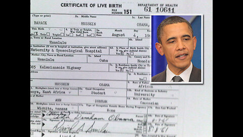 Donald Trump talks about Obama's birth certificate