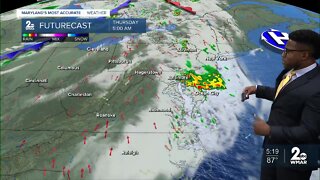 WMAR-2 News Patrick Pete Wednesday forecast