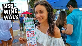 New Smyrna Beach Wine Walk on Flagler Avenue | NSB Florida