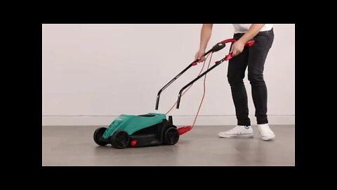 Bosch Rotak 32R Electric Rotary Lawnmower link in description please subscribe my channel