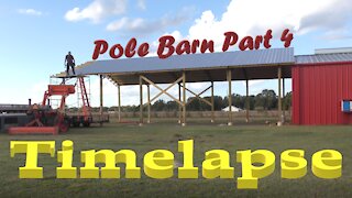 Time-lapse: Pole Barn Part 4