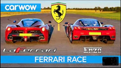 Ferrari Enzo vs LaFerrari - RACE & BRAKE TEST