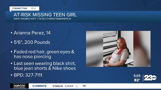 MISSING: Arianna Perez, 14