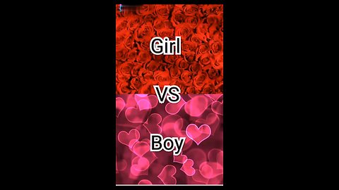 Boys vs Girls