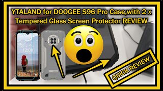 Ytaland for DOOGEE S96 Pro Case,with 2 x Tempered Glass Screen Protector REVIEW