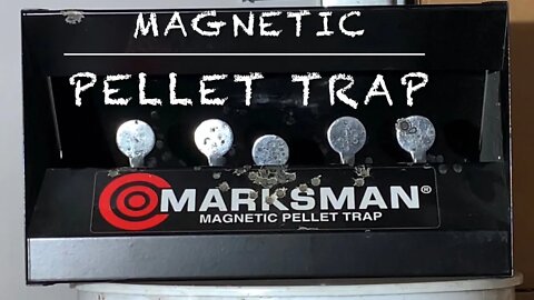 Marksman magnetic pellet trap #airventuri #sigsauer with Crosman 766 BAIKAL IZH-46M lots of fun!