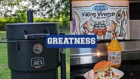 OKLAHOMA JOE'S BRONCO/Pulled Pork/ Blue Kuna Viking Vinegar