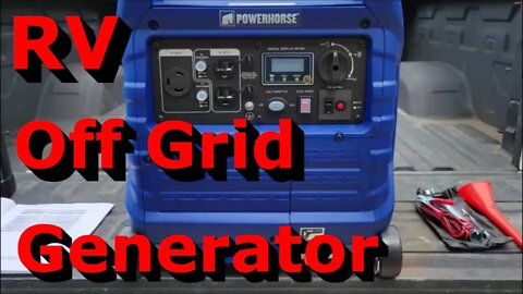 My RV Generator for Boondocking | Setup and Testing the Inverter Generator