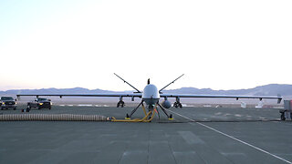 Air Force MQ-9 Reaper first time takeoff