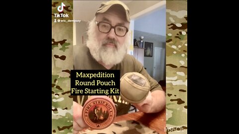 Maxpedition Round Pouch Fire Starting Kit