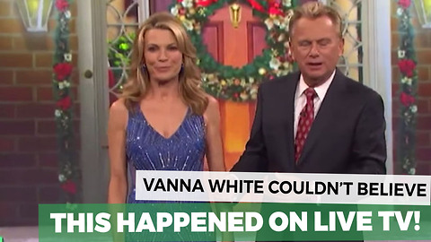 Vanna White's Silly Wardrobe Malfunction Has Everyone Giggling