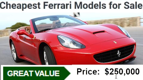 "Cheap" Ferrari