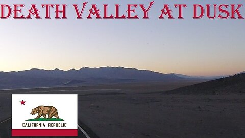Autumn sunset Death Valley