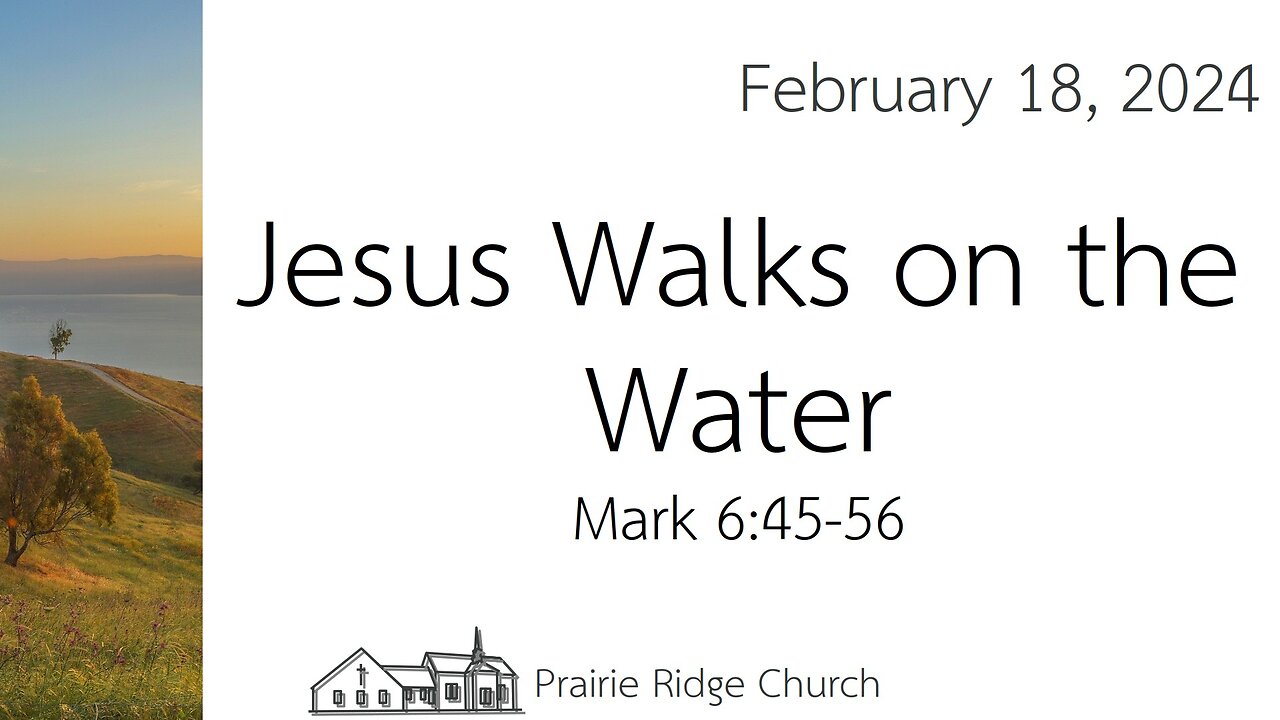 Jesus Walks On Water 6 45 56