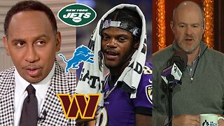 FIRST TAKE - -NOT Jets, Detroit Lions link to Lamar Jackson to take over Division- Stephen A. LATEST
