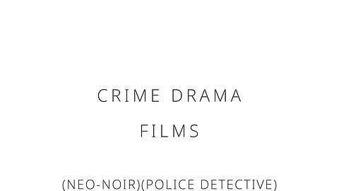 Crime drama films