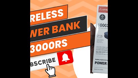 Wireless powerbank 10000mah