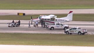 Small plane lands safely at PBIA after pilot suffers medical issue