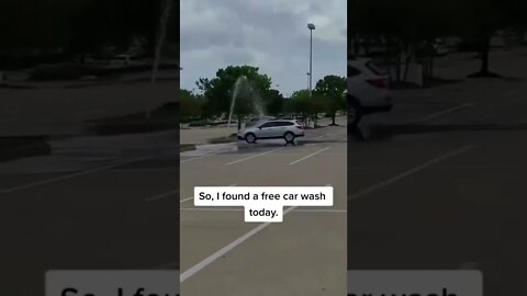 Free..Car Wash (funny tiktok moments) #shorts #tiktok #tiktokvideo