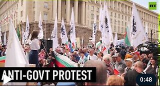 Protesters rally against government in Bulgaria