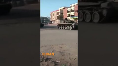 Sudanese T72 Tanks enter the fight against the RSF