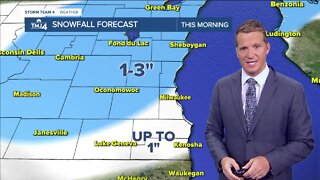 Rain changes to snow Thursday morning, up to an inch possible in Milwaukee