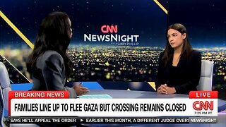 Democrat Rep. Alexandria Ocasio-Cortez Says U.S. Has "Historic Role" In Accepting Gaza Refugees