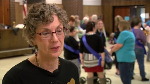 Dancing Grannies hold practice ahead of St. Patrick's Day parade