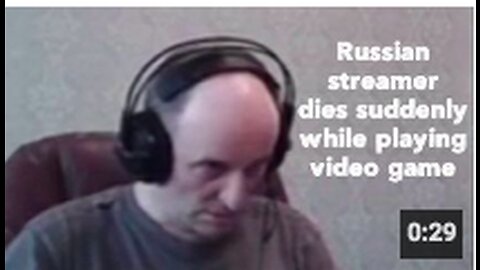 Russian streamer dies suddenly while playing video game #suddendeath ☠️💉