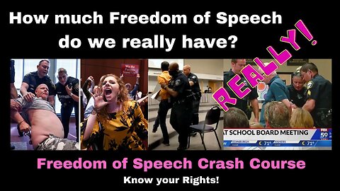 How much Freedom of Speech do we really have?