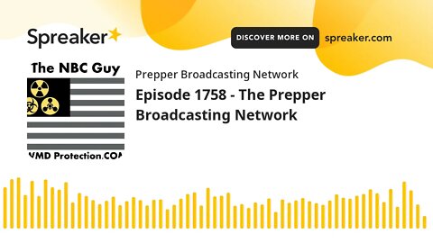 Episode 1758 - The Prepper Broadcasting Network