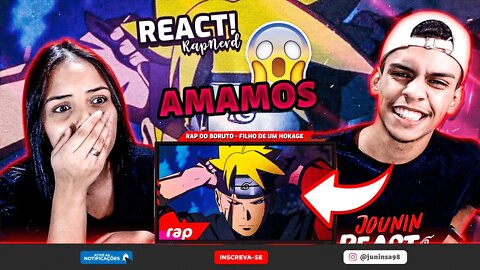 Rap do Boruto - FILHO DE UM HOKAGE | NERD HITS [React em Casal RapGeek] 🔥