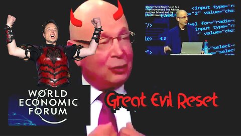 Klaus Schwab's The Great Reset & ✡️ Yuval Noah Harari (DAVOS DECEPTICONS)