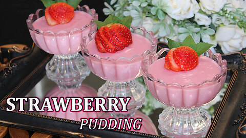 Danette Strawberry Pudding Recipe