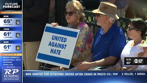 Sarasota community unites against hate speech after hateful, anti-Semitic flyers are passed around