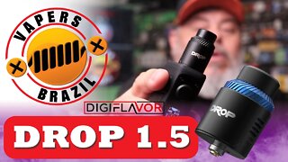 DigiFlavor DROP 1.5 - O Famoso RDA Voltou, o que mudou? - Review PTBR