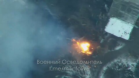 A Lancet Kamikaze Drone destroys another 155mm M777 Howitzer in Bakhmut