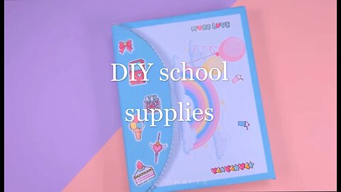 11 DIY bet school craft - Back to school easy and cute school supplies
