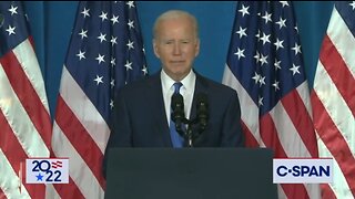 MOMENTS AGO: Pres Biden delivers speech on "threats to democracy" in last-minute midterm push...