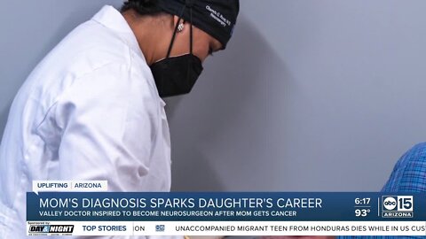 Mother's brain cancer inspires daughter to become a neurosurgeon