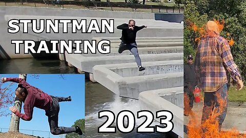 Stunt Man Training 2023 | Parkour, Fights, Fire Burns, Wrecks, Tree Climbing