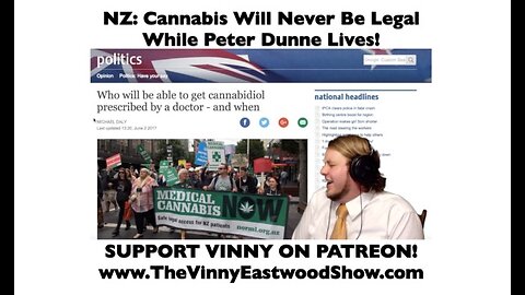 Cannabis Will Never Be Legal While Peter Dunne Lives - 19 July 2017