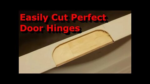 How to Cut Perfect Door Hinges | Fast and Easy | Ryobi Door Hinge Template
