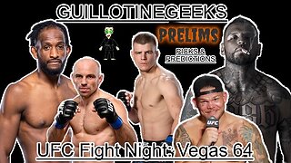 UFC FIGHT NIGHT: RODRIGUEZ V LEMOS PRELIMS PICKS & PREDICTIONS GEEKS VISIONS BREAKDOWN 11/5!