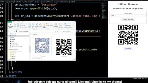 Crea tu Código QR en JavaScript Simple Usando Librería QRCode